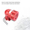Walfront Motor Alarm Horn Siren Buzzer 220V 120DB MS-190 Red