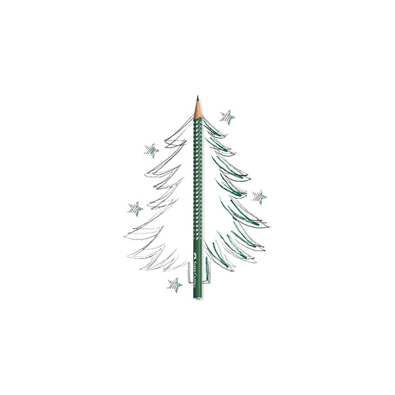 Faber-Castell Sparkle Graphite Pencil - Forest Green