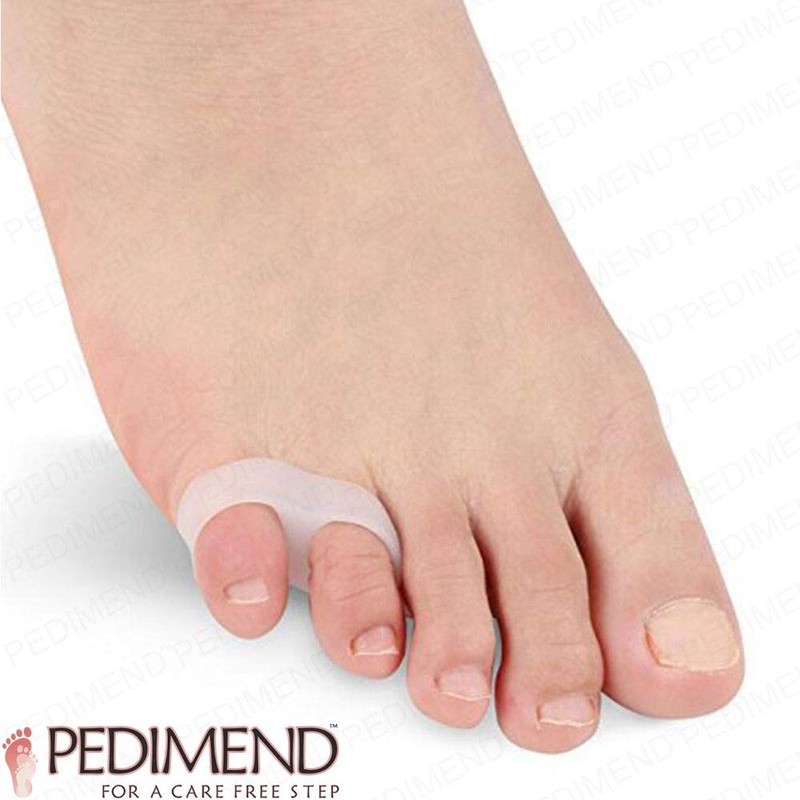 PEDIMEND Two Hole Gel Small Toe Separator (12 PACK) -