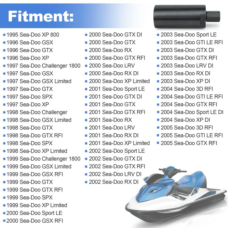 Camotokiit Flywheel Puller Compatible with Sea-Doo XP/GSX/GTX/XP/Challenger/SPX/Sport LE/RX/LRV/RX /3D RFI/GTI