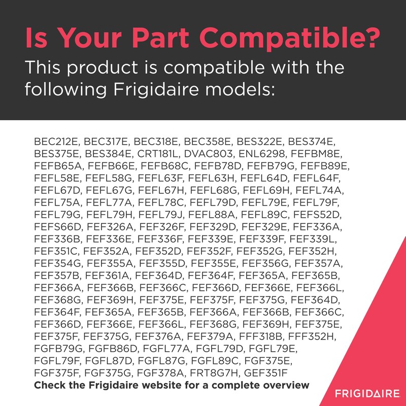 Frigidaire 316022500 Indicator Range/Stove/Oven