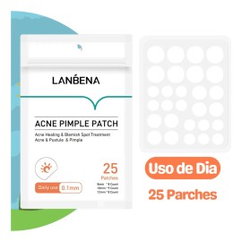 Lanbena Dúo Parches Tratamiento Día Noche Eliminan Acné Piel Normal