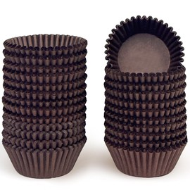 Gcardist 500-Count Coffee Cupcake Liners Muffin Linner No Smell, Food Grade Baking Cups (Standard Size)