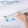 JESLED 2FT T8 LED Tube Light, 12W(30W Equivalent), 1680LM, 6000K,