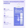 Ksend Moisture Absorbers 10 Pack, 9.8 Oz Compact Dehumidifier Bags