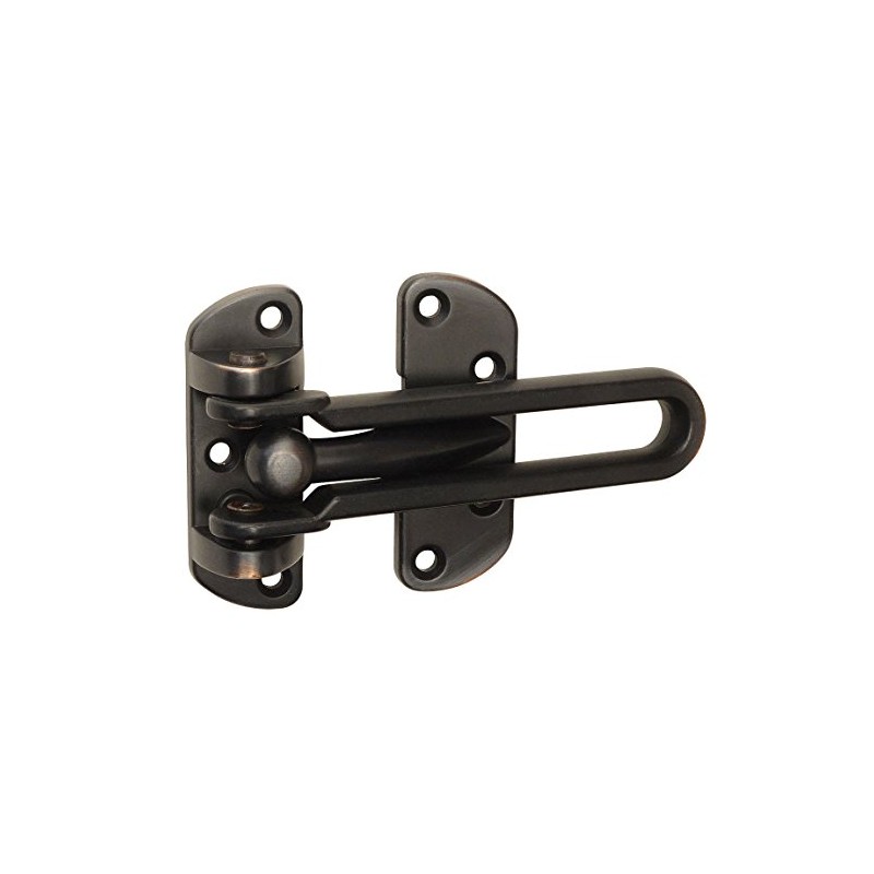 Designers Impressions Oil Rubbed Bronze Swing Bar Door Security Guard