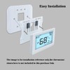Large Thermostat Backplate – Universal Fit for Standard Thermostats, Wall