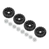 4Pcs Luggage Swivel Wheels Low Noise Sturdy Lightweight Heat Insulation