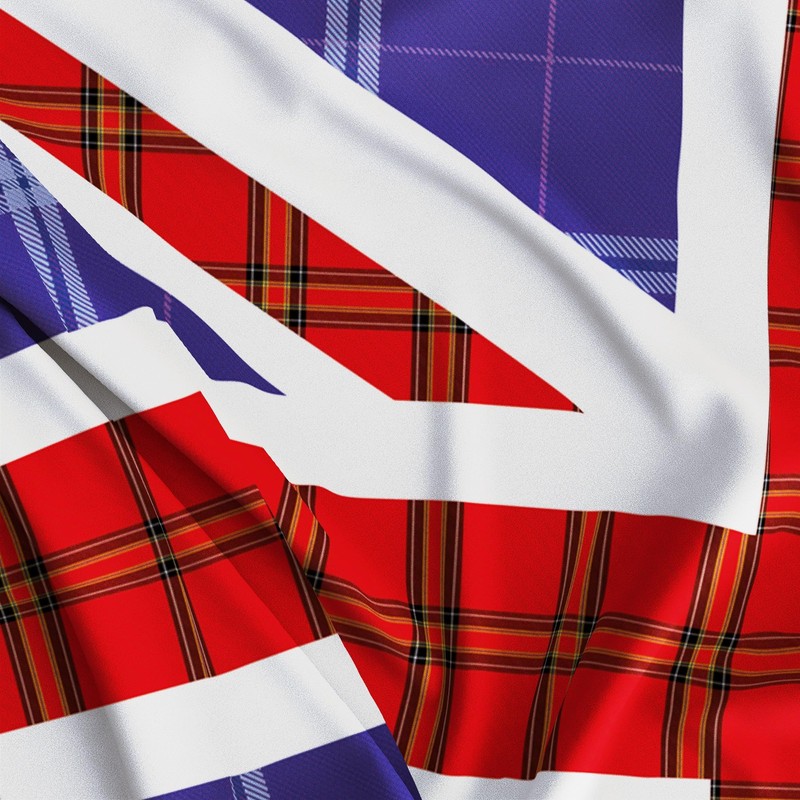 Union Jack Flag Tartan – British Flag - UK Flag