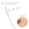 Apstaqeoo 3Pcs 200ML Empty Lotion Dispenser Refillable Clear Plastic Oval