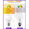 Amber Sleep Light Bulb Dimmable, Blue Light Blocking, A15 E26