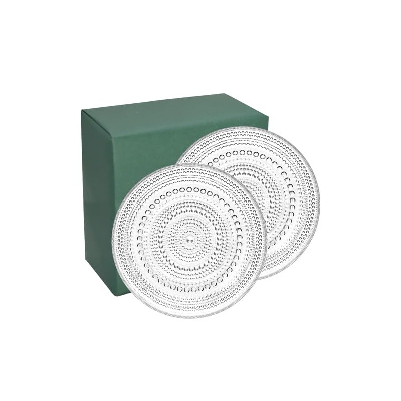 iittala aW1053564 Kastehelmi Plate Plates, 6.7 inches (17 cm), Pair