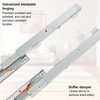 Underfloor Guides Floor Mounting Drawer Runners, 1 Pair 250 mm