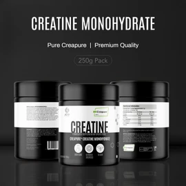 ATP Science Creapure® Creatine Monohydrate, Creatine for Strength, Performance and Recovery, Pre or Post-Workout, Creatine for Women and Men, Non-GMO, Unflavoured 250g