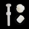 sourcing map 20 Pairs Nylon Screw Nut Assortment, M6x50mm Slotted