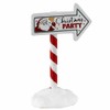 Lemax 34093 Christmas Village Accessory: Christmas Party Sign