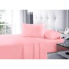 Goldstar Pink Super King Flat Sheet Soft Microfibre Easy Care