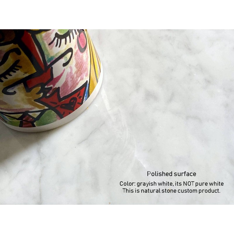 Tenedos Carrara Marble Doorway Floor Transition Tile Threshold (Marble Saddle)