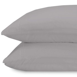 Jennifer Adams Lux Pillowcase (Graphite, Standard)