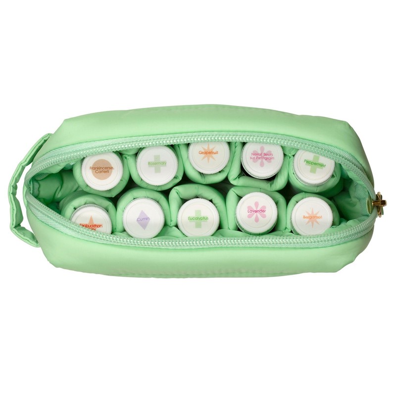 Living Libations Mini Puffer Dopp Bag, Mimosa Mauve 15ml