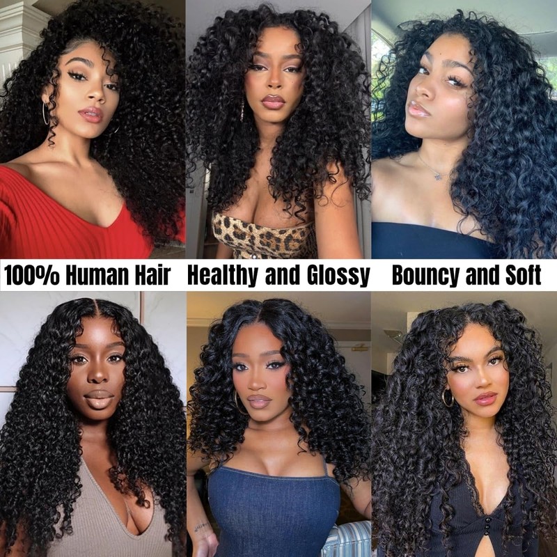 Burmese Curly Bundles Human Hair 16 Inches 100% Unprocessed Quick