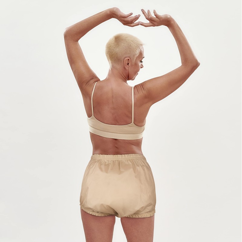 Incontinence Leak-Protection, Washable Pull-On Cover Pant, Advanced Duralite-Cool-Lightweight-Durable- Kleinert's (Beige,