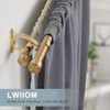 Lwiiom Double Blackout Curtain Rods 140 to 164 Inches (11.5-13.5