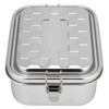 Single Layer Lunch Box Food Bento Container Stainless Steel 304