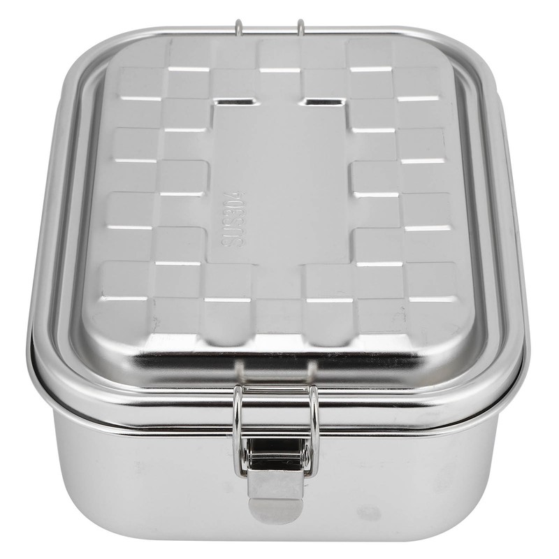 Single Layer Lunch Box Food Bento Container Stainless Steel 304