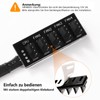 GERUI 2pcs 4-Pin Fan Distribution Cable, PWM Fan Hub, 5-Port