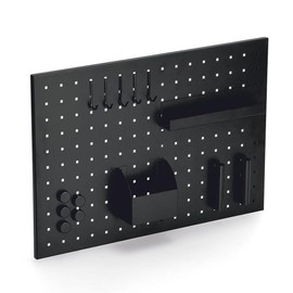 Zeller 11137 Memo Board with Utensils Metal Black Approx. 50 x 35 cm