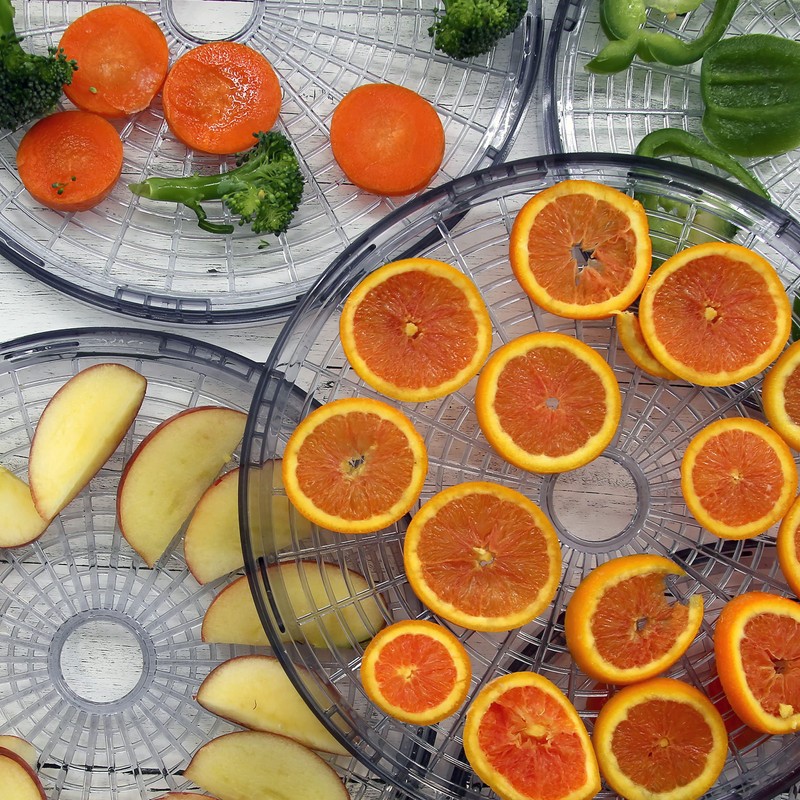 NutriChef Food Dehydrator Machine - Professional Electric Multi-Tier Food Preserver,
