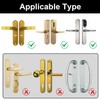 Patio Door Security Lock, Aluminum Alloy French Door Security Lock,