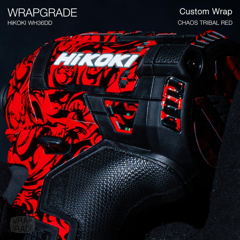 WRAPGRADE (Wrap Grade) Custom Wrap for HiKOKI WH36DD (Chaos Tribal