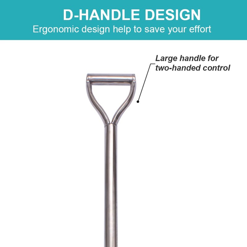 31.5 Inch Short Garden Shovel for Digging in The Yard,