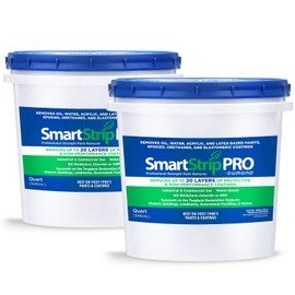 Dumond Smart Strip PRO Paint Remover, Professional Strength Formula, Strips Up to 20 Layers of Oil, Latex, Acrylic & Water-Based Paints, Varnishes & Stains Usually in One Application, 2 Quarts