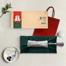 Jeonggwanjang (Hyundai Hmall) [CheongKwanJang] 30 pills of Hyunggidan (wrapper + Norigae packaging) / (현대Hmall) [정관장] 활기단 30환 (보자기+노리개포장)