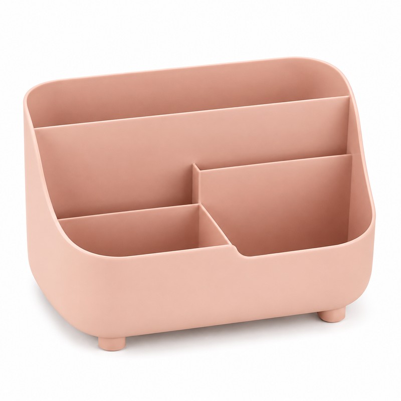 5-Section Office Desk Organizer for Stationery - Large Capacity Desktop