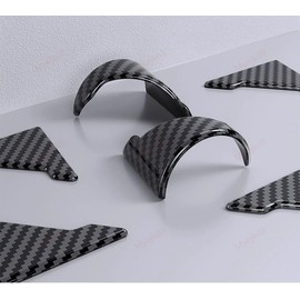 Daihatsu Car Door Guard, Dedicated Door Corner Protector, Daihatsu Hijet, Rocky Atley, Taft, Campus, Wake, Compatible with All Series, Car Door Guard Protector, Carbon Fiber Corner Guard Sticker, Car
