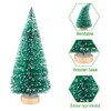 TUPARKA 50Pcs Mini Sisal Trees Bottle Brush Trees Diorama Models