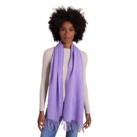 Alashan Cashmere Ultra-Fine Merino Wool and Cashmere Blend Woven Scarf -Luxe fabric-Lightweight- 72" x 12" (Enchanted)
