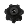 AKF 3D Black Star Grip Nut for Engine Cover and