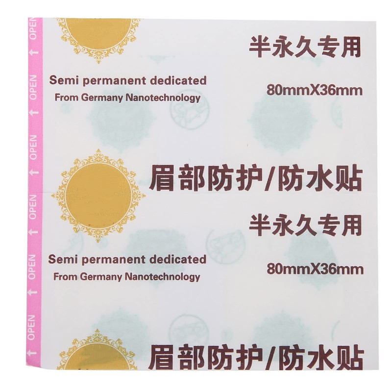 Disposable Plastic Eye Shield, 50 Pcs Eyebrow Tattoo Protection Waterproof