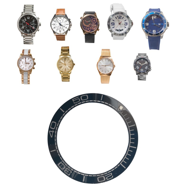 Ceramic Watch Bezel Ring Professional 41.5mm Watch Bezel Insert Replacement