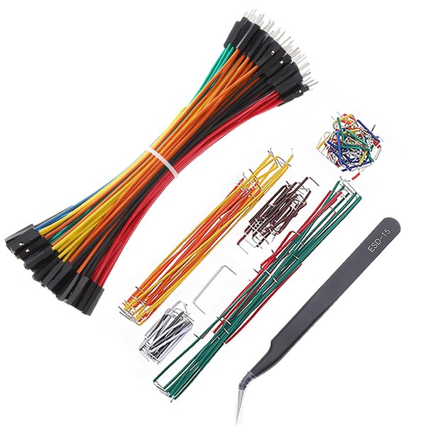 Breadboard Jumper Wires 20AWG Plus 140 Pieces U Shape Preformed