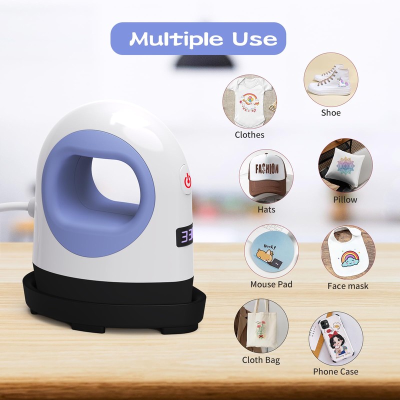 Heat Press Mini Heat Press Machine, Small Heat Press for