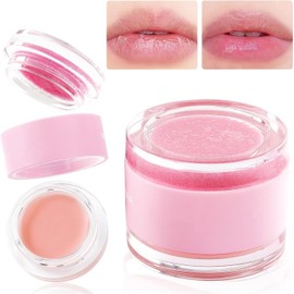 De Bálsamo Labial y Exfoliante Labial 2 en 1 Set, Set De Cuidado Labial, Mascarilla Durmiente Labial y Exfoliante Labios De Azúcar, Reparador Para Labios Secos, Agrietados y Descamados