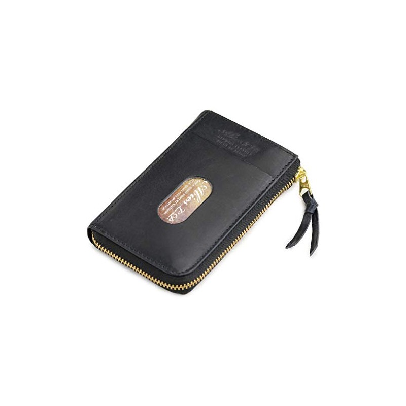 Avies Vintage Wax Leather, Genuine Leather, Pass Case, Card Case,