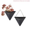 YOOMALL 2 Pack Hanging Planter Vase Geometric Wall Decor Ceramic