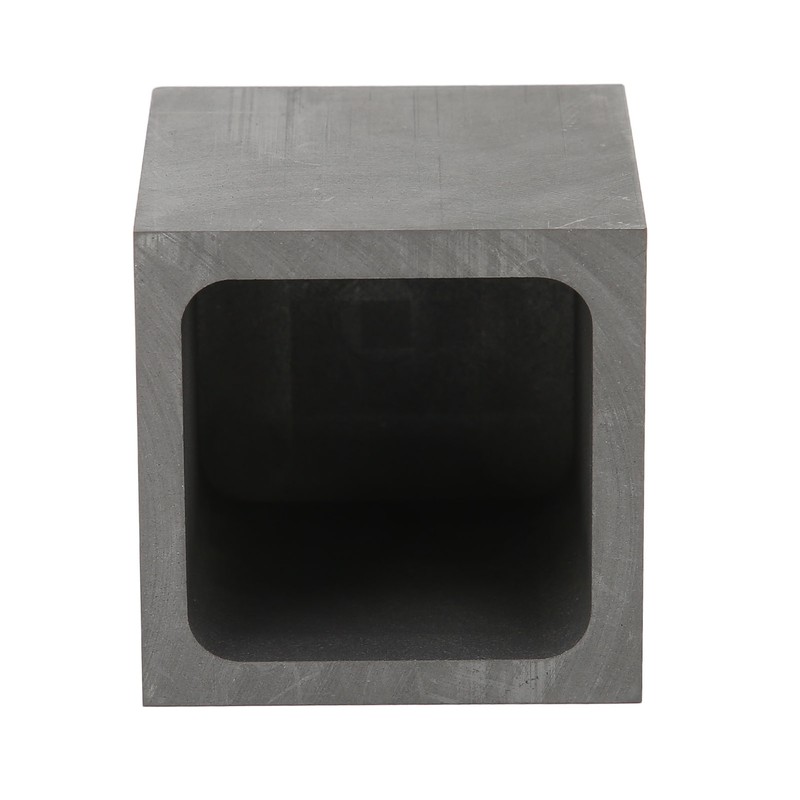 Graphite Crucible Squared Dense Graphite Sturdy Durable Corrosion Resistant Good